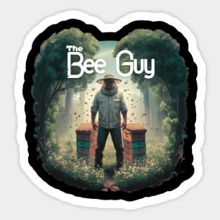 Funny Beekeeper Art For Men Dad Bee Hive Honey Beekeeping Sticker